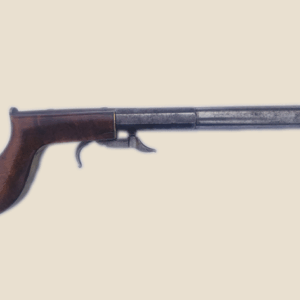 1840's .36 Cal, under-hammer percussion boot pistol